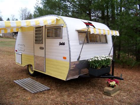 Awning For Vintage Camper 8x7 Please Read Etsy Camping Car Vintage