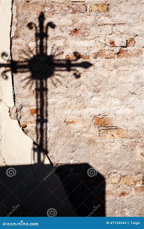 Shadow Of A Cross Stock Photo Image Of Christian Christianity 47124544