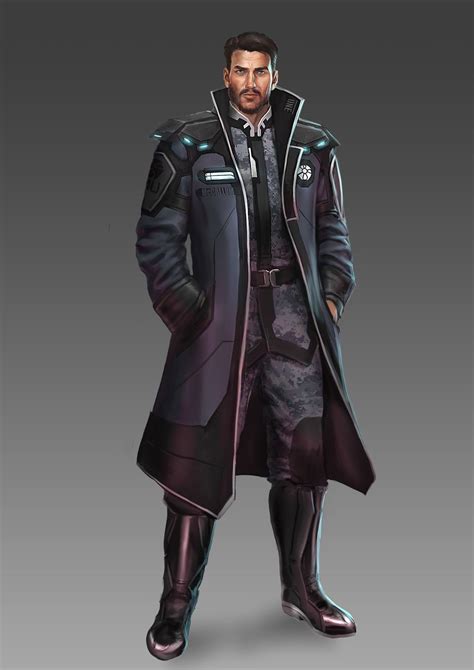 Sci Fi Clothing Cyberpunk Character Sci Fi Concept Art