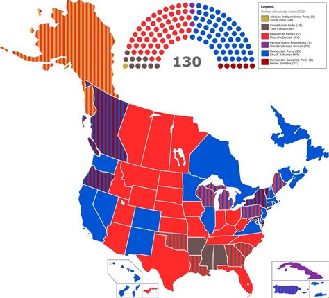 The Composition Of The Us Senate Following The 2022 Midterms