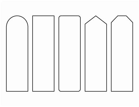 Microsoft Word Blank Bookmark Template Best Of Bookmark Template