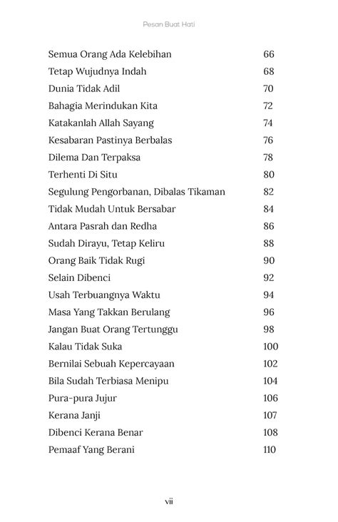 Pesan Buat Hati – Galeri Ilmu