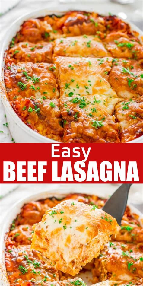 Easy Beef Lasagna Cucina De Yung