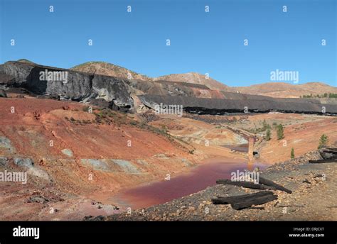 The Lunar Like Landscape Of The Rio Tinto Mining Park Minas De