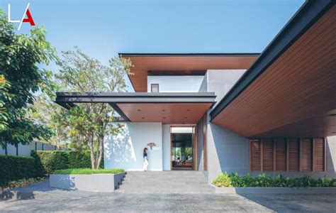 Contemporary Thai House Enhanced With Local Tradition Living Asean