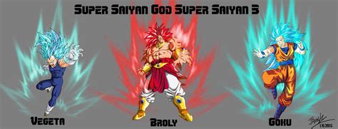3 Legendary Super Saiyans God Super Saiyan 3 By Fallenchaos619 On Deviantart