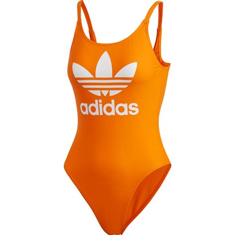 Adidas Originals Trefoil Swimsuit Orange Fun Sport Vision