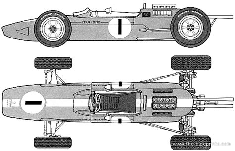 Lotus 25 F1 1963 Lotus Drawings Dimensions Pictures Of The Car
