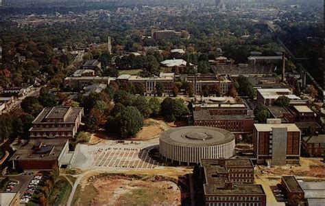 aerial view of campus north carolina state university raleigh nc