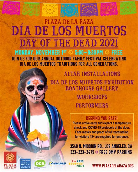 Dia De Los Muertos Day Of The Dead 2021 — Plaza De La Raza