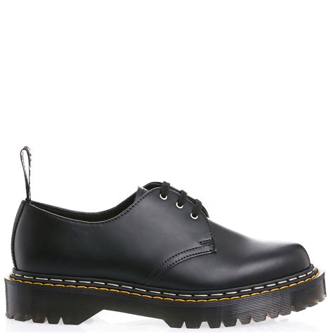dr martens x rick owens dr martens x rick owens 1461 bex sole leather lace up shoes hervia