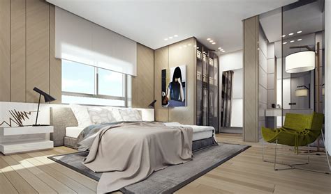 Modern Penthouse Bedroom Interior Design Ideas