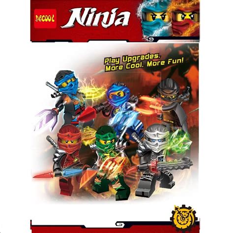 Hot 15pcslot Compatible Ninjagoingly Cole Kai Jay Lloyd Nya Skylor