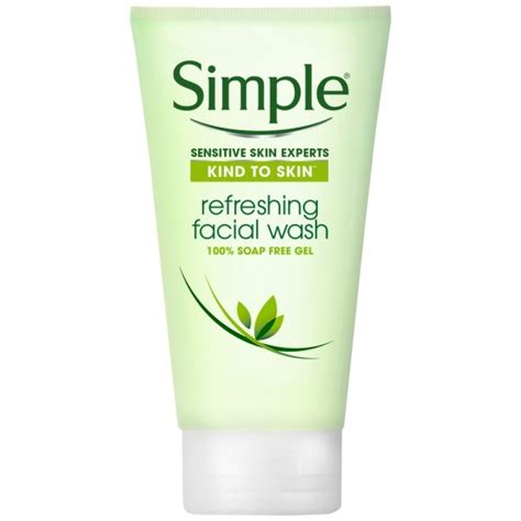 Buy Simple Refreshing Facial Wash For Sensitive Skin 150ml