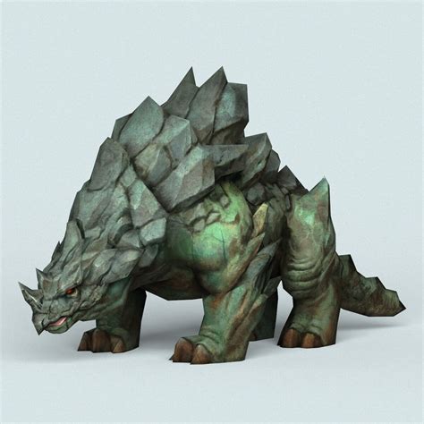 Fantasy Monster Animal 3d Model By 3dseller