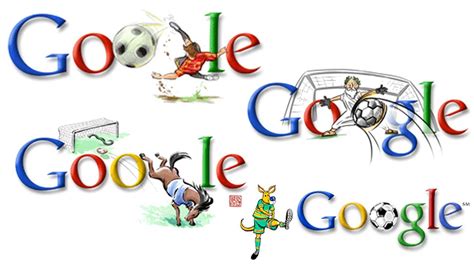 All Soccer / Football Google Doodles - also London 2012? - YouTube