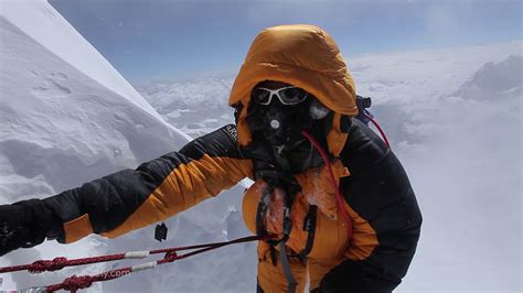 Mount Everest Bergsteiger Filmt Letzte Etappe Auf D