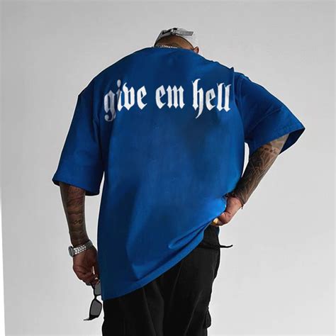 Oversized Give Em Hell Tee
