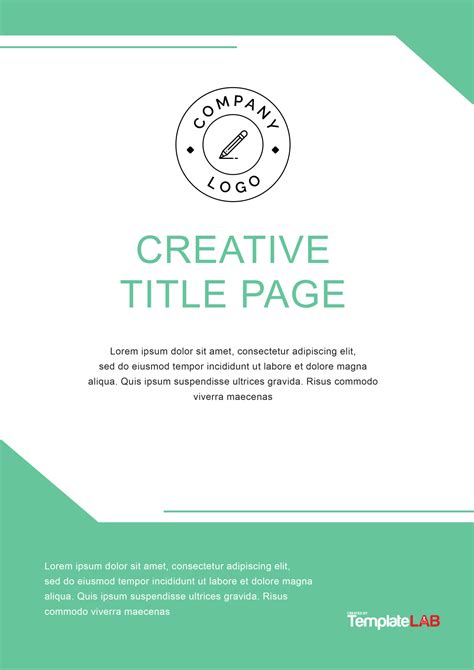 Mla Title Page Template 2022 Free Dowload Resume Format 2022