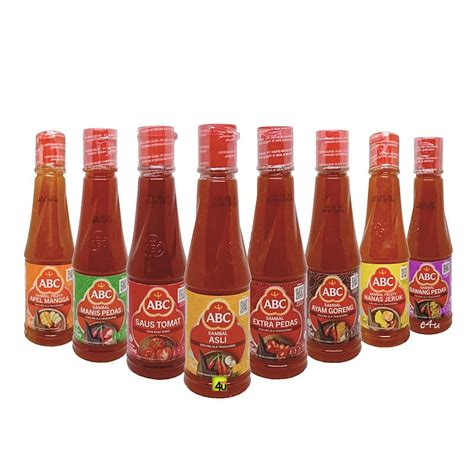 Jual Abc Saus Sambal Tomat Botol Netto 135ml Shopee Indonesia