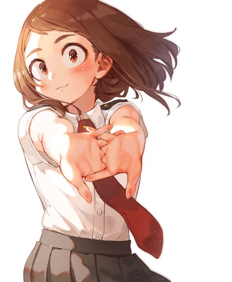 Fond Décran Boku No Hero Academia Filles Anime Uraraka Ochako