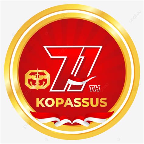 Kopassus 71st Anniversary Logo In 2023 Vector Kopassus 2023 The 71st