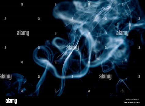 Abstract Blue Smoke Stock Photo Alamy
