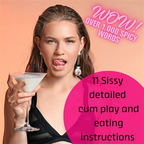 Extensive Sissy Cum Eating And Cum Play Instructions Part Words Of Dirty Cum Eating