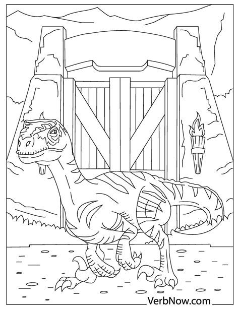 Jurassic World Coloring Pages Realistic 18 Images Ausmalbilder Porn