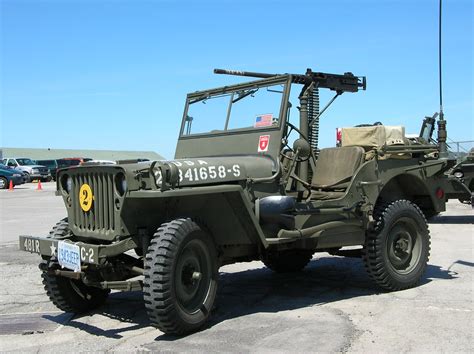 08fest 126 American Willys Mb Jeep 1942 With 50 Caliber