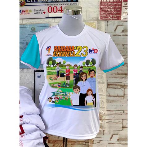 Brigada Eskwela Active Shirts Sublimation Print Shopee Philippines