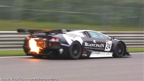 Insanely LOUD Lamborghini Murcielago R SV FLAMES Accelerations YouTube