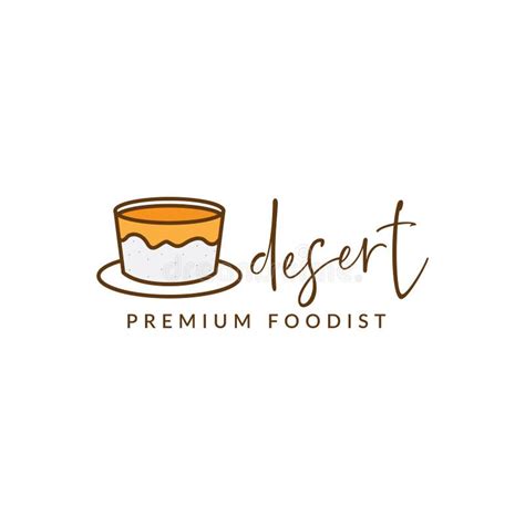 Desert Food Feminine Logo Symbol Icon Vector Graphic Design
