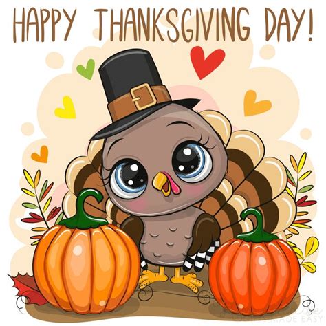A Thanksgiving Card With An Owl Wearing A Pilgrims Hat And Holding Two