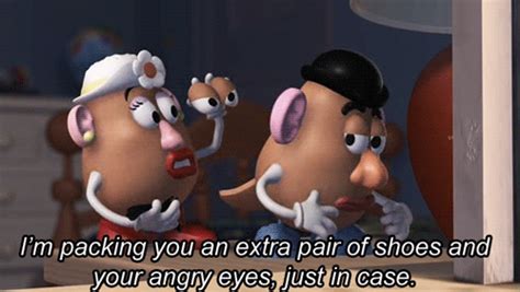 Afraid of losing his place in andy's heart, woody plots against buzz. Toy Story 2 (1999) Quote (About war gifs funny angry eyes ...