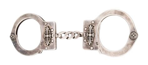 Chrome Hearts 925 Sterling Silver Handcuffs Chrome Hearts Handcuffs Hand Cuffs Sterling