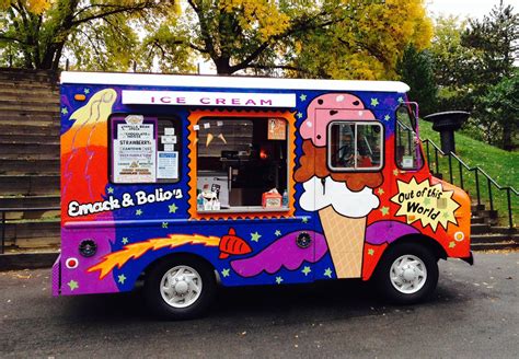 Emack And Bolios Ice Cream Food Trucks Ice Cream Truck Food Truck Truck Design