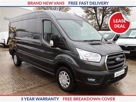 New Ford Transit 350 L3 H2 Fwd 20 Ecoblue 130ps Trend Van Lwb 2021