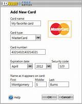 Images of Valid Credit Card Numbers And Security Codes That Work