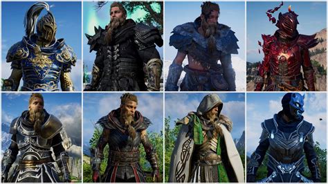 Assassin S Creed Valhalla All Helix And Dlc Armor Showcase Part K