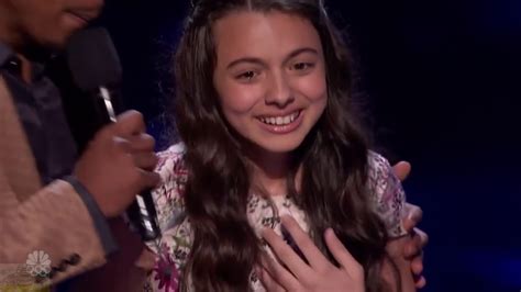 13 america s got talent 2016 laura bretan 13 y o opera powerhouse live shows round 1 s11e12