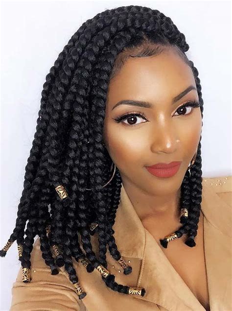 61 Best Jumbo Box Braids Hairstyles Page 3 Of 6 Stayglam