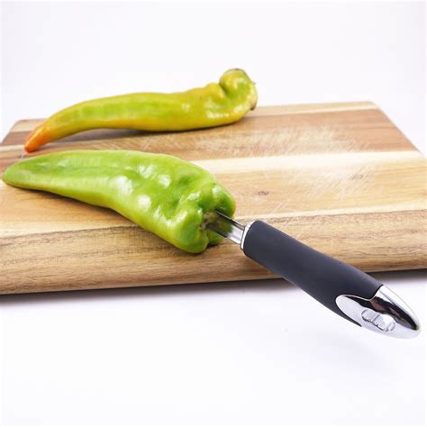 Generic Jalapeno Chili Pepper Corer Stainless Steel Zucchini Cucumber Corers Special Kitchen