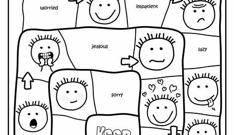 feelings kindergarten worksheet isl