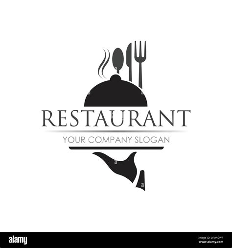 Restaurant Logo Vector Illustration Design Template Stock Vector Image