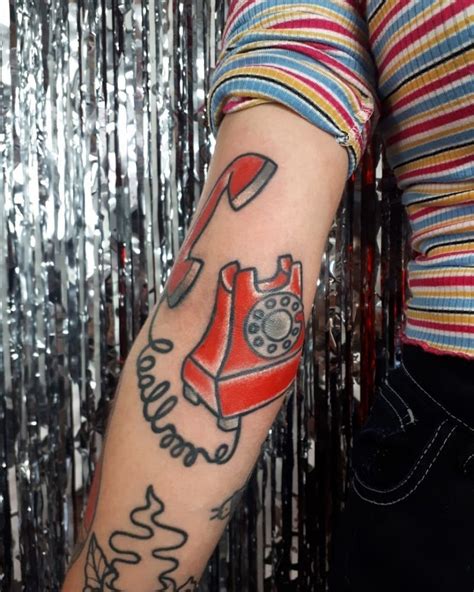 30 Pretty Telephone Tattoos To Inspire You Style Vp Page 12