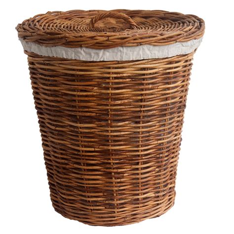 Laundry Basket With Calico Liner In 2 Sizes Kosmopolitan