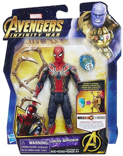 Marvel Avengers Infinity War Iron Spider 6 Action Figure With Stone