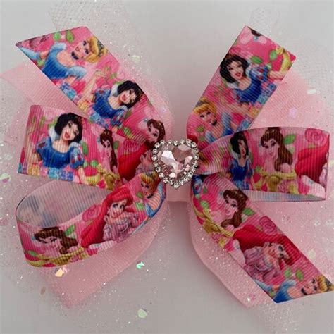 Disney Princess Bows Etsy