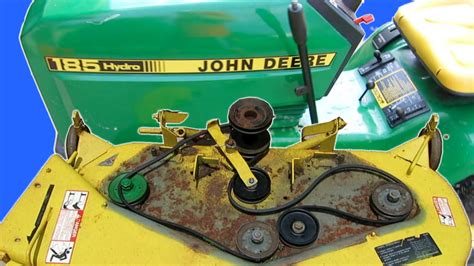 How To Maintain A John Deere Lawn Mower Deck Replace Blades Pulleys